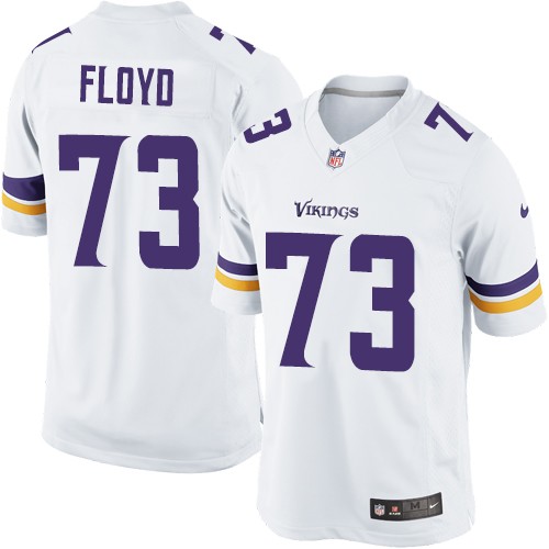 Youth Limited Sharrif Floyd Nike Jersey White Road - #73 NFL Minnesota Vikings